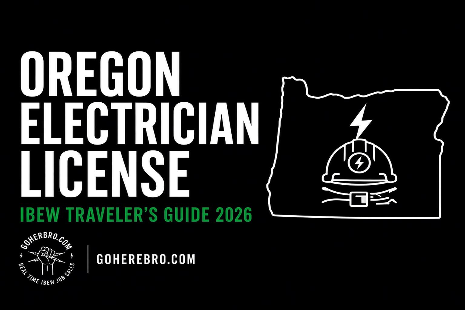 Oregon Electrician License for IBEW Travelers: General Journeyman (J) Reciprocity, Exam & Work Guide (2026)